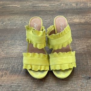 Free People Rosie Ruffle Heel.